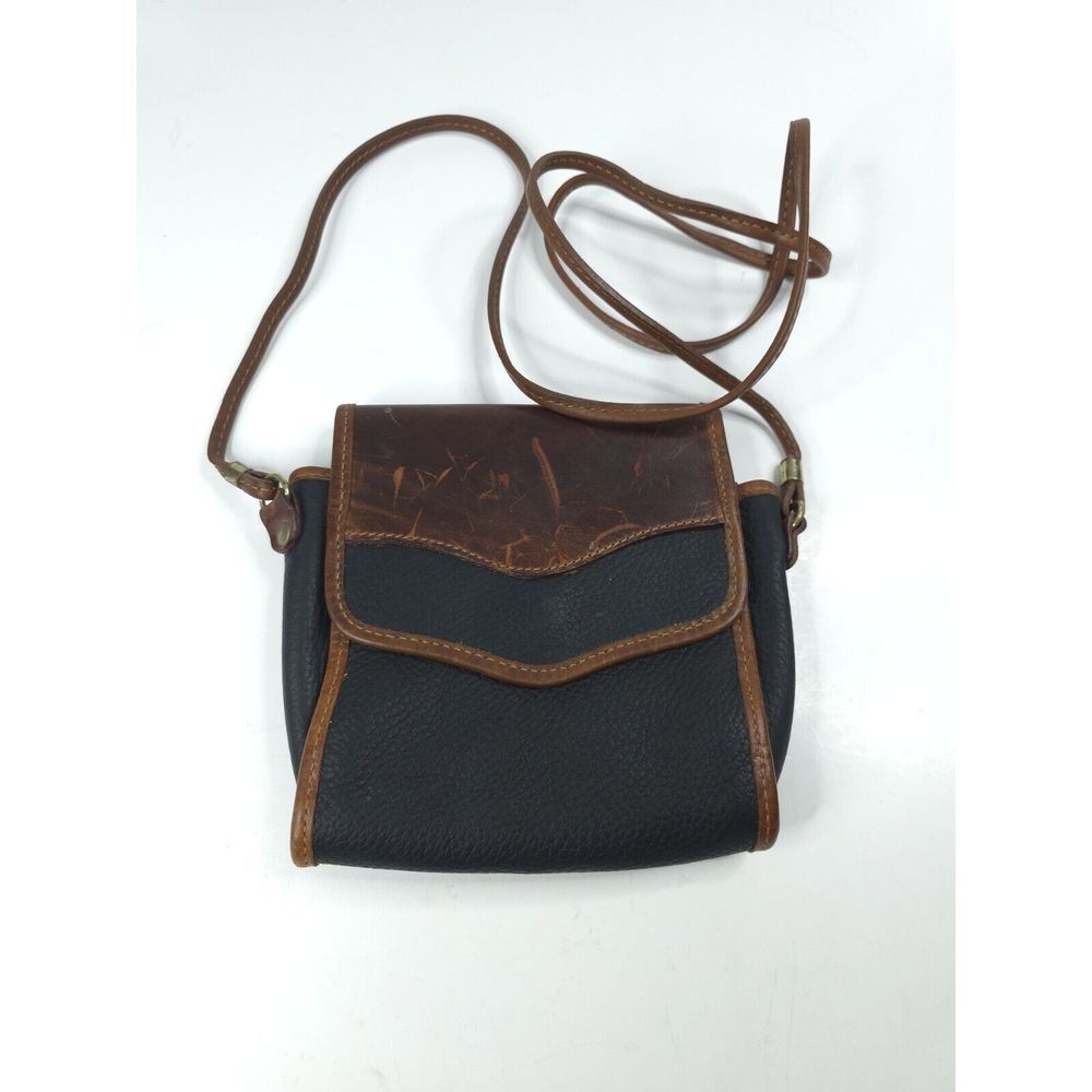 Unisa Pebbled Pattern Leather Crossbody Handbag Brazil With Patch CottageCore